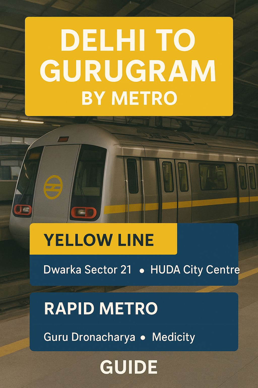 Delhi to Gurugram by Metro: Your Complete Yellow Line and Rapid Metro Guide