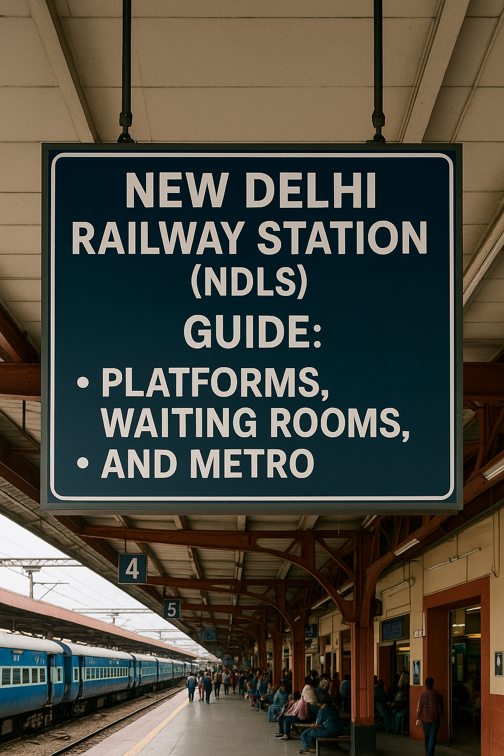 New Delhi Railway Station (NDLS) Guide 2025: Platforms, Waiting Rooms & Metro Access