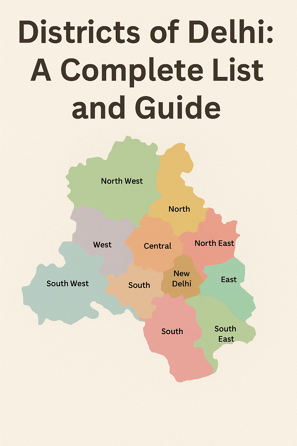 Districts of Delhi: A Complete 2024 List and Guide to the Capital’s Diversity